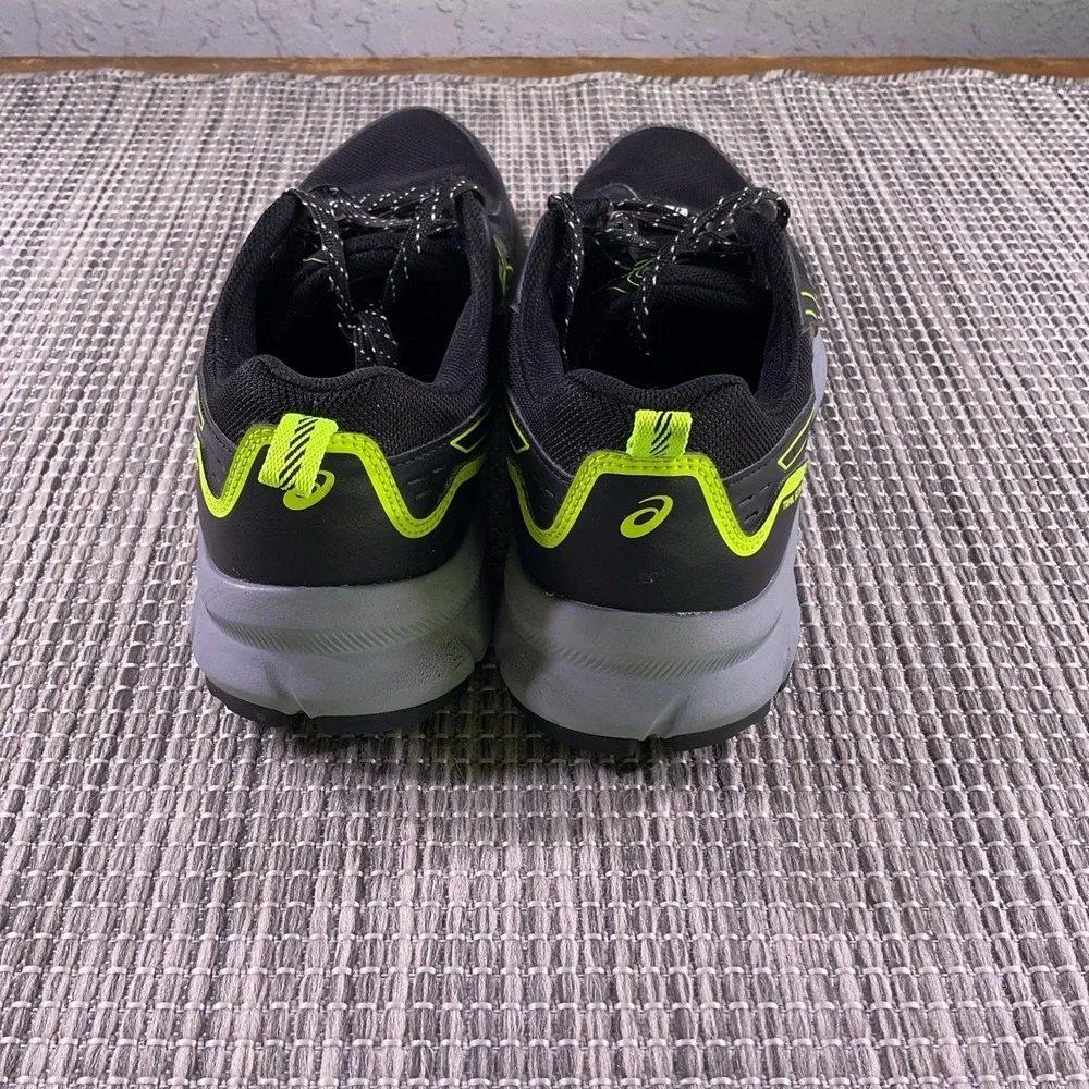 ASICS Trail Scout 3 Mens Running Shoes Black Lime Green 1011B700 Size 9.5